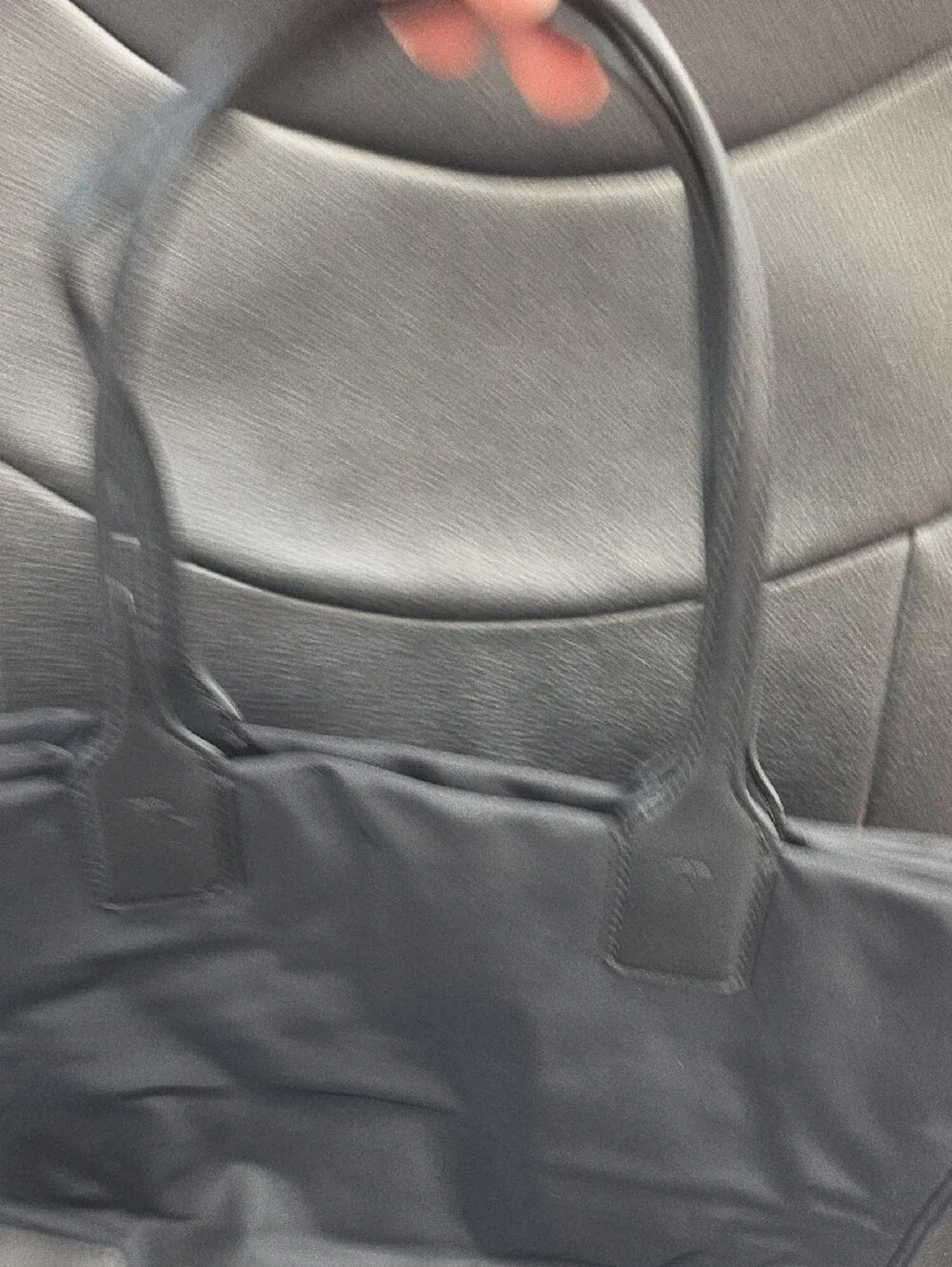 Tory Burch Black Nylon Tote with Logo Medallion